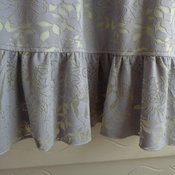 Young Essence Tiered Waterfall Burnout Cardigan S Dusty Lavender Tie Lined - Picture 11 of 16